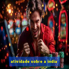 atividade sobre a india